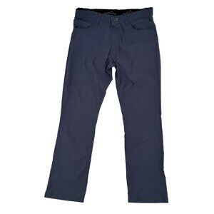Eddie Bauer Mens Active Navy Blue Straight Leg Pants Size 36 Nylon/Spandex Blend